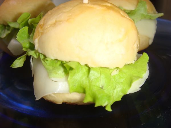 Mini Pão de hamburgue